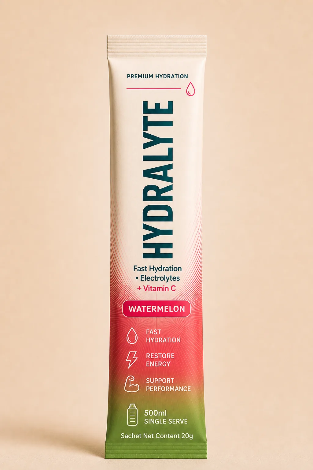 Hydralyte Watermelon 20g electrolyte stick