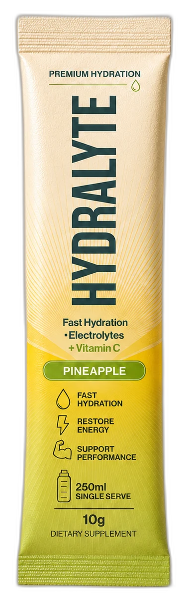 Hydralyte Pineapple electrolyte stick sachet